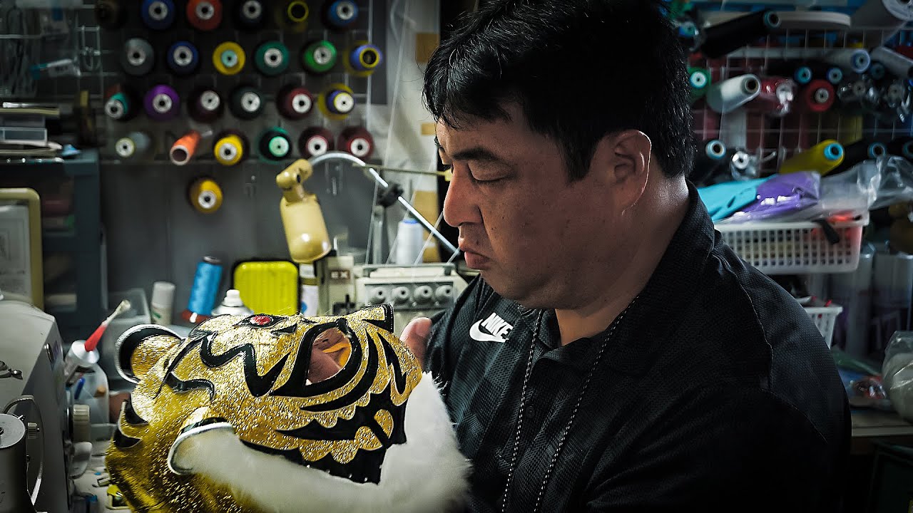 Tiger Mask changed a man's life. Pro wrestling costume master