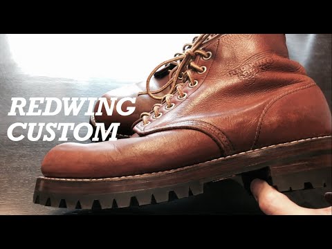 REDWING 9105 ソール カスタム (前編) - YouTube