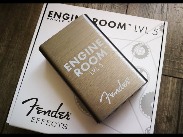 Fender Engine Room LVL 5 power supply unboxing & overview - YouTube