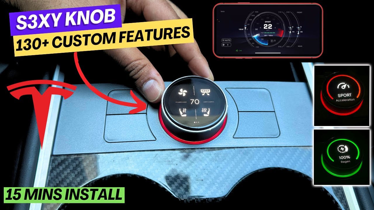 NEW Tesla S3XY Knob Review - 130 Programmable Features