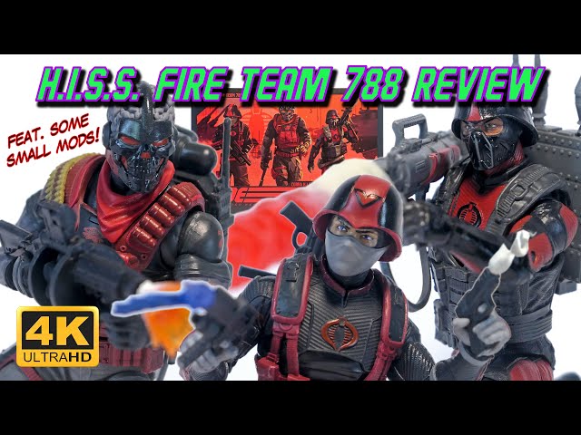 Cobra H.I.S.S. Fire Team 788 Unboxing Review & Fixes G.I. Joe