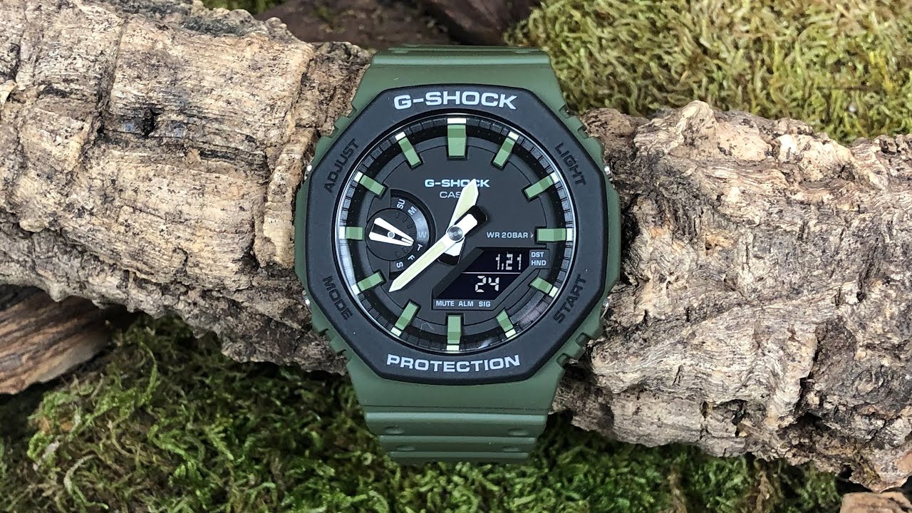 Unboxing The New Green Casio GA-2110SU-3AER - YouTube