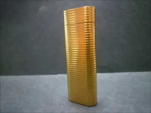Cartier カルティエ ガスライター ゴールド 良品 着火OK 保証 - YouTube