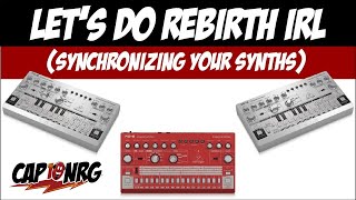 Syncing your Hardware Synths (Rebirth is Back!!!) - YouTube