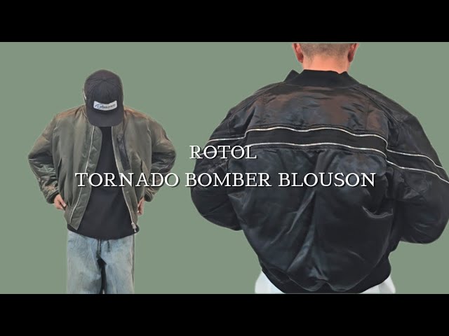 ROTOL / ロトル 】光沢感の強いコットンナイロンを採用したMA-1を