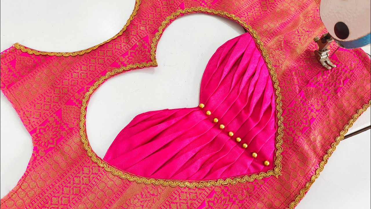 Heart Shape Blouse Design | Neck Design | beautiful Back Neck