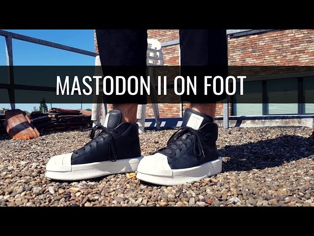 Rick Owens x Adidas: Mastodon II (On Foot) - YouTube