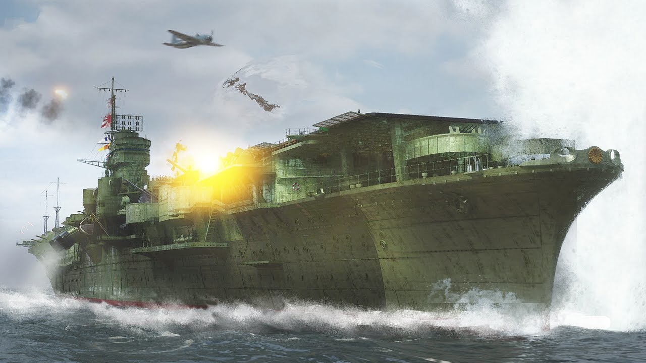 10分解説】空母『瑞鶴』エンガノ岬沖海戦時の姿を3DCGで復元してみた