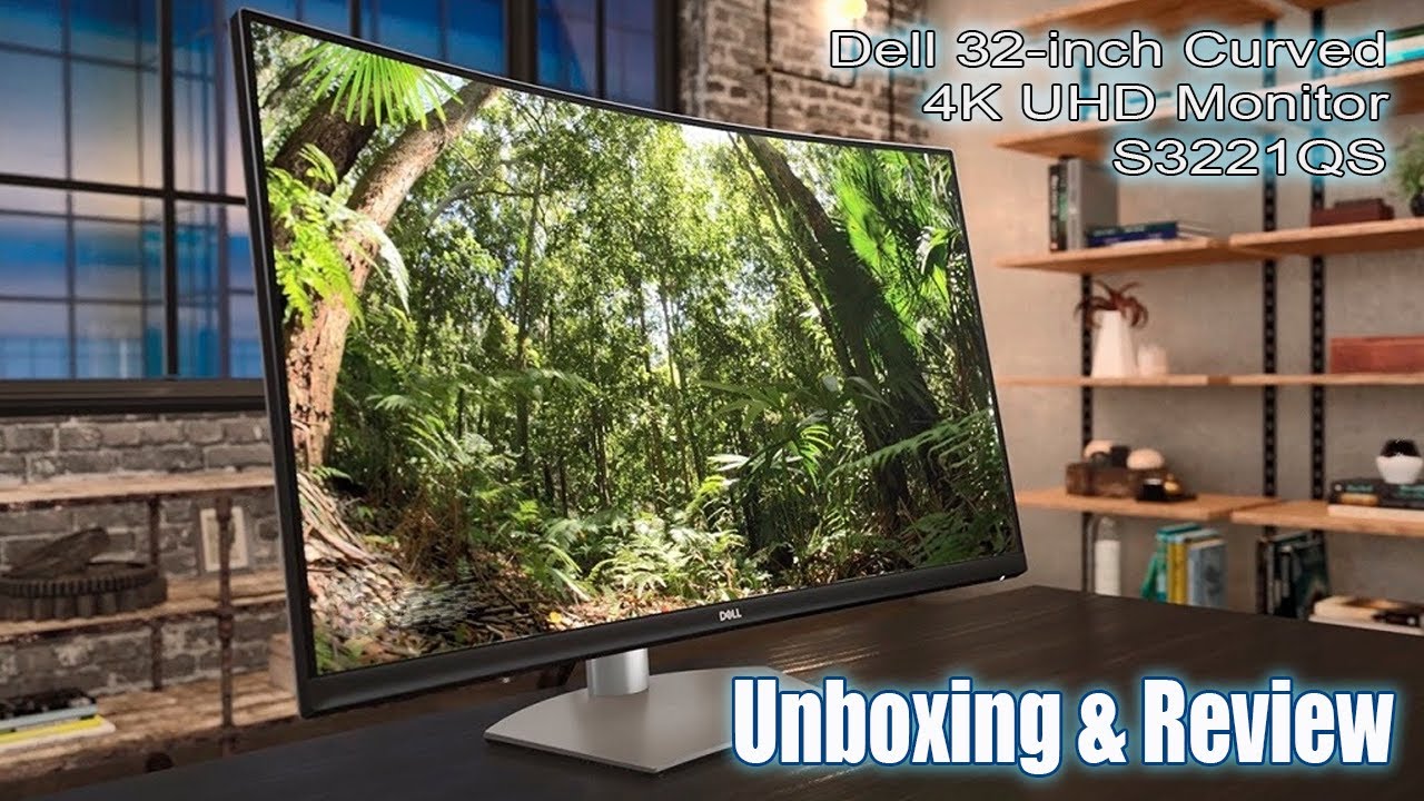 Dell 32-inch S3221QS Curved 4K UHD Monitor | Unboxing and Review