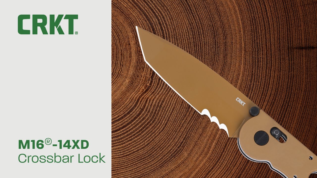 CRKT M16-14XD Folding Knife with Crossbar Lock