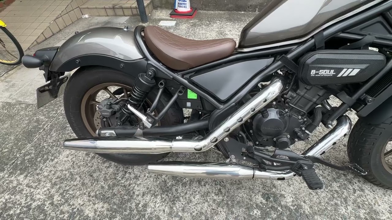 新型レブル250の2023年式〜 フルエキゾーストマフラーカスタム LK