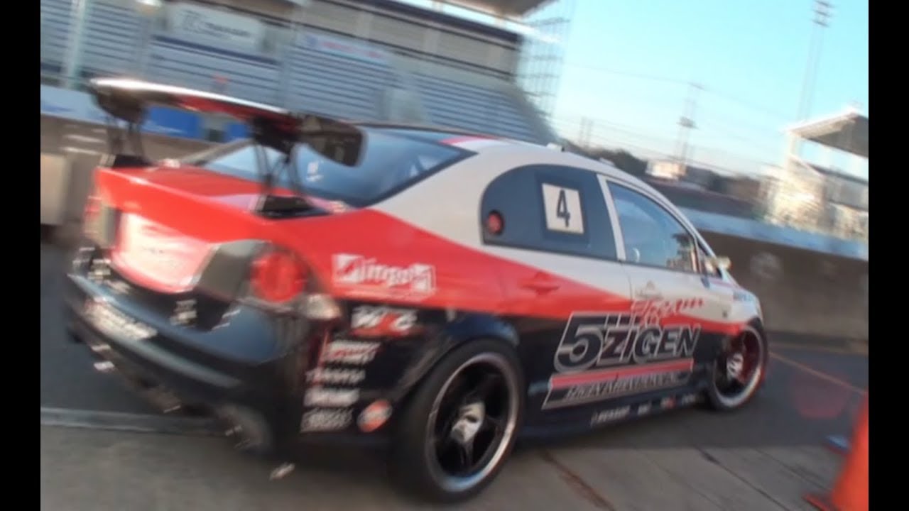 Challenging the FF record with the 5ZIGEN CIVIC! Part 1 - YouTube