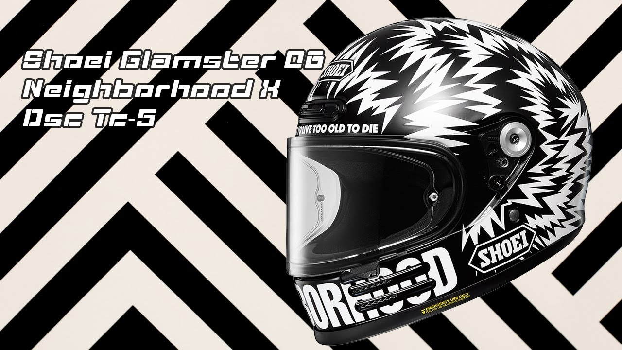 Shoei Glamster 06 Neighborhood X Dsc Tc 5 Helmet - YouTube