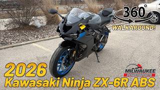 Walkaround | 2026 Kawasaki Ninja ZX 6R ABS - YouTube