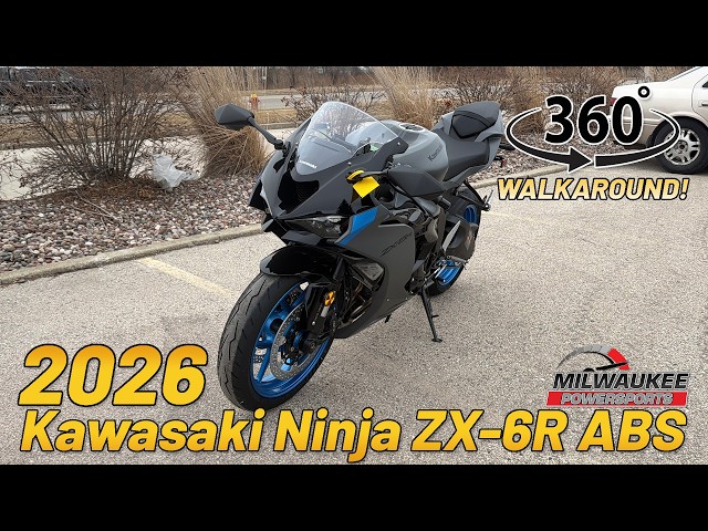Walkaround | 2026 Kawasaki Ninja ZX 6R ABS - YouTube