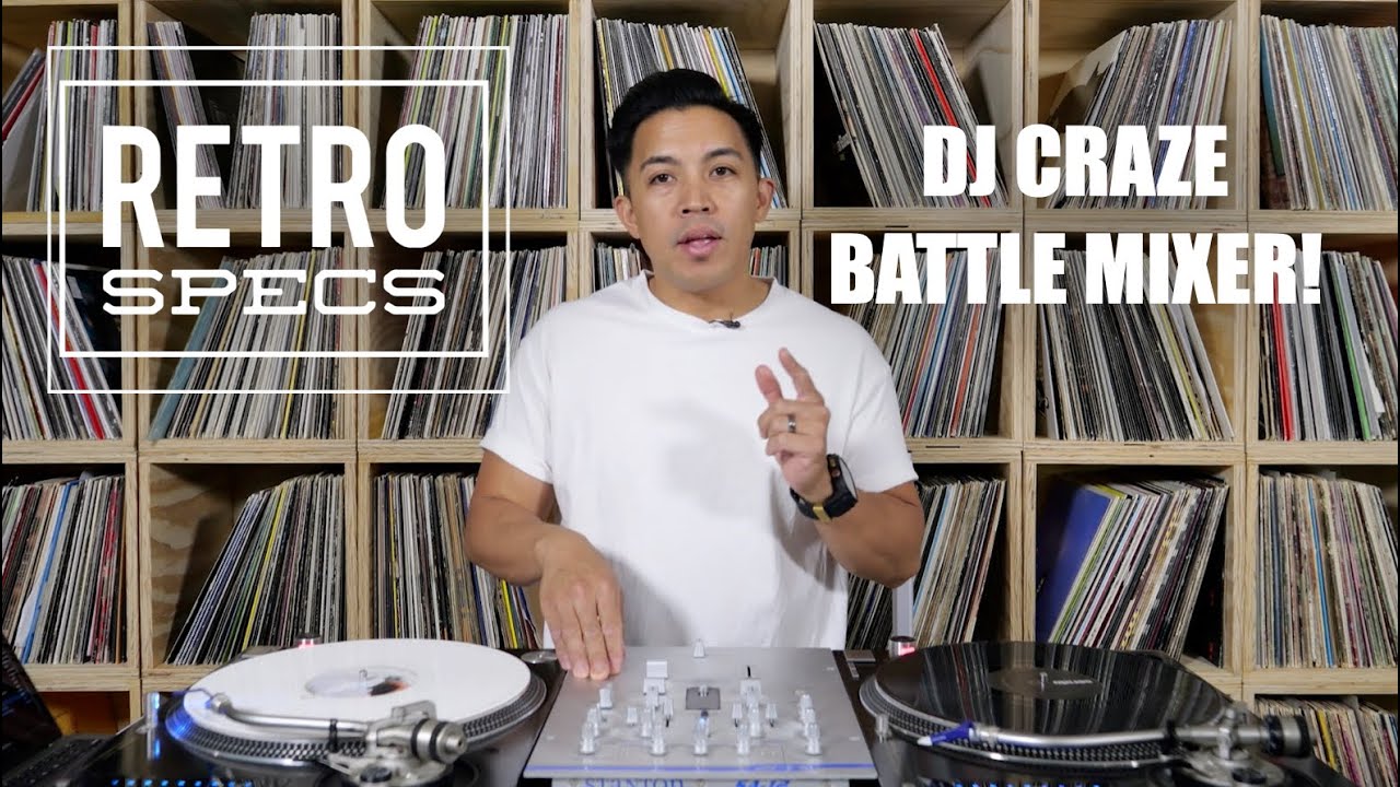 DJ CRAZE BATTLE MIXER - RETROSPECS: Stanton SA-12 - YouTube