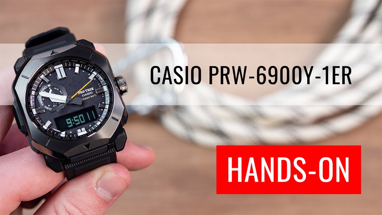 HANDS-ON: Casio Protrek PRW-6900Y-1ER - YouTube