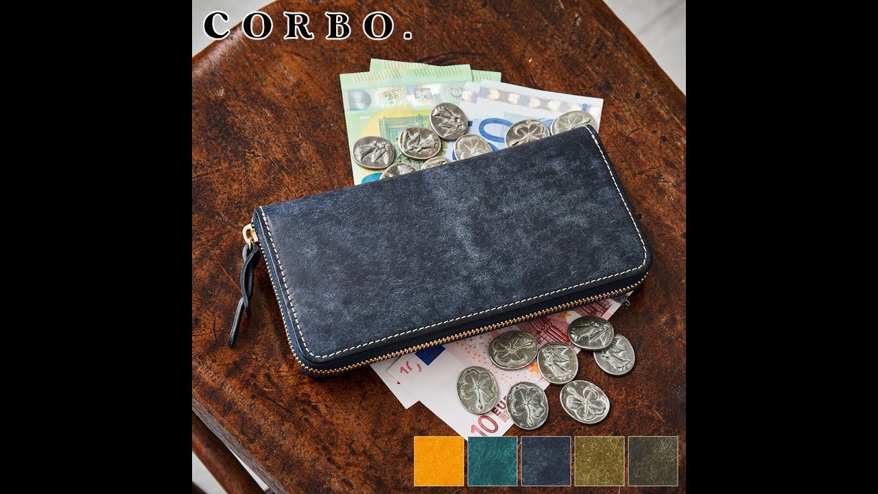 CORBO. コルボ SLATE PUEBLO スレート プエブロ 小銭入れ付き長財布