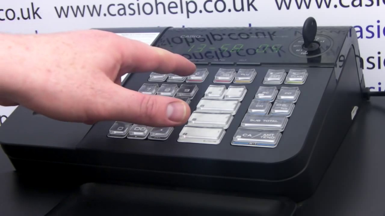 CASIO SE-S10 CHANGE DATE & TIME - YouTube