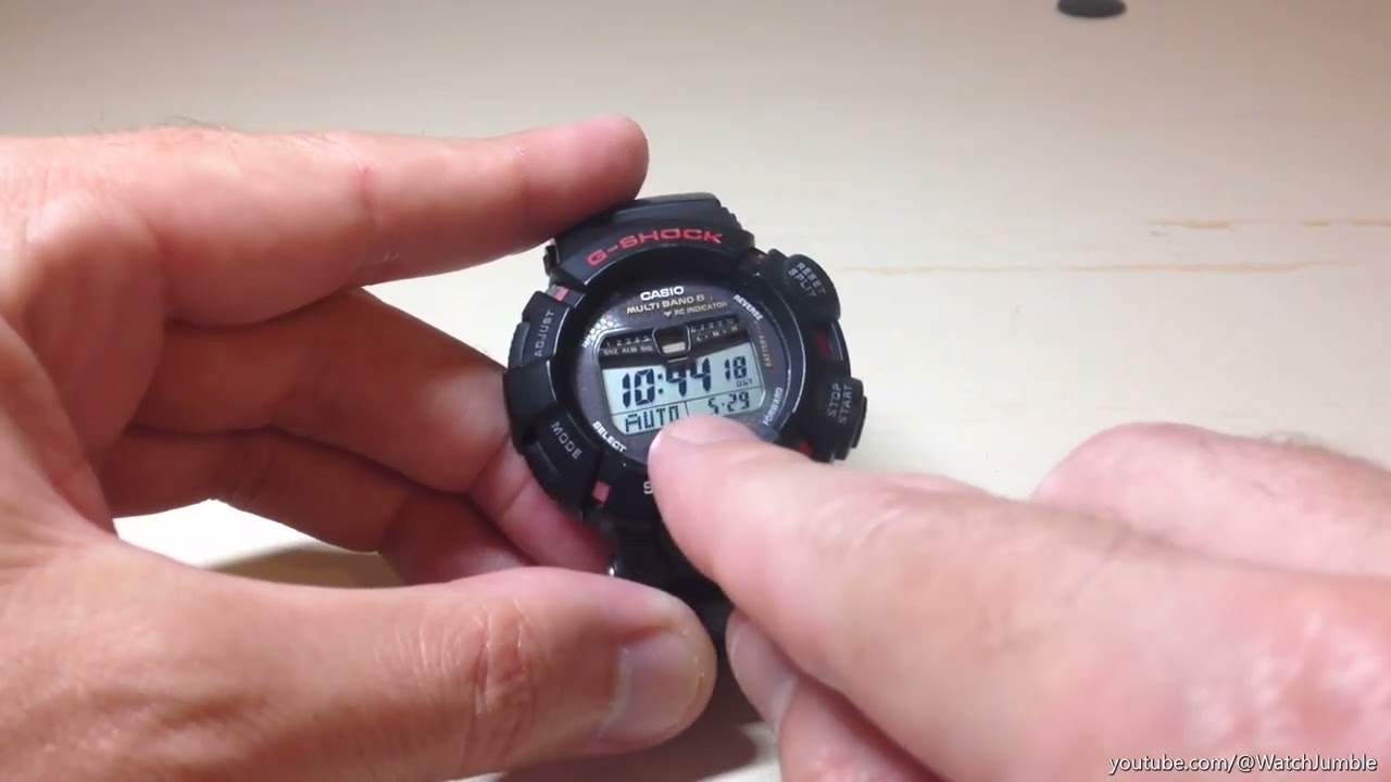 Casio G-Shock Solar Mudman (GW-9010) | Set the Time - YouTube