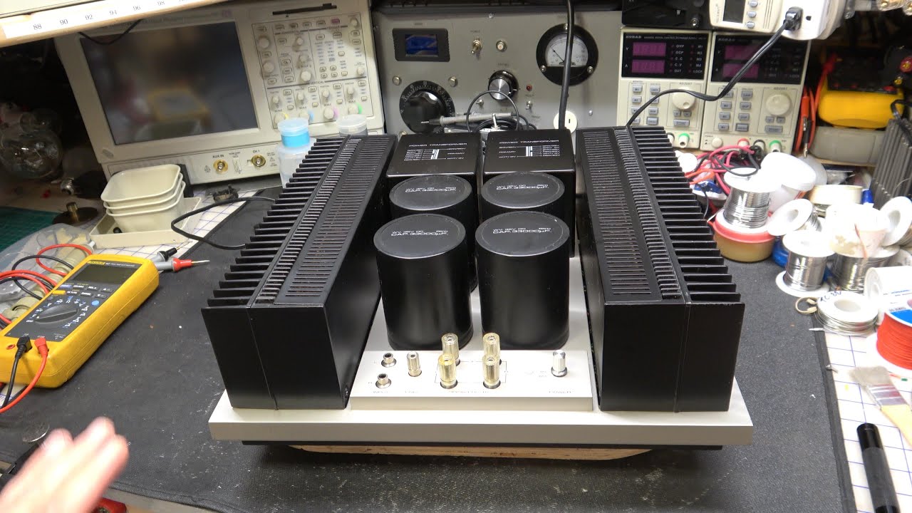 Pioneer M-22 Class A Amplifier - Part 1 - YouTube