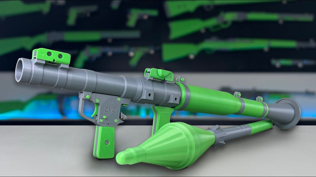 3d printing toys RPG 7 （Creality K1 max） - YouTube