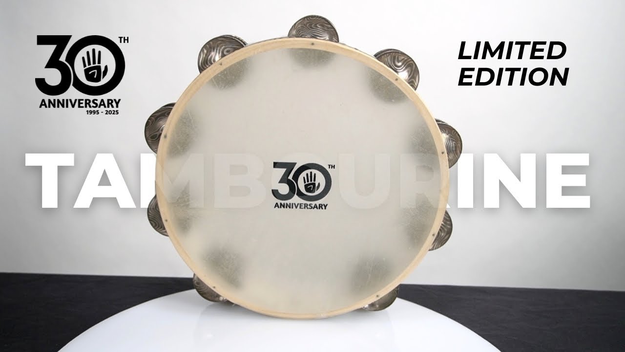 Toasted German Silver Tambourine | Black Swamp 30th Anniversary