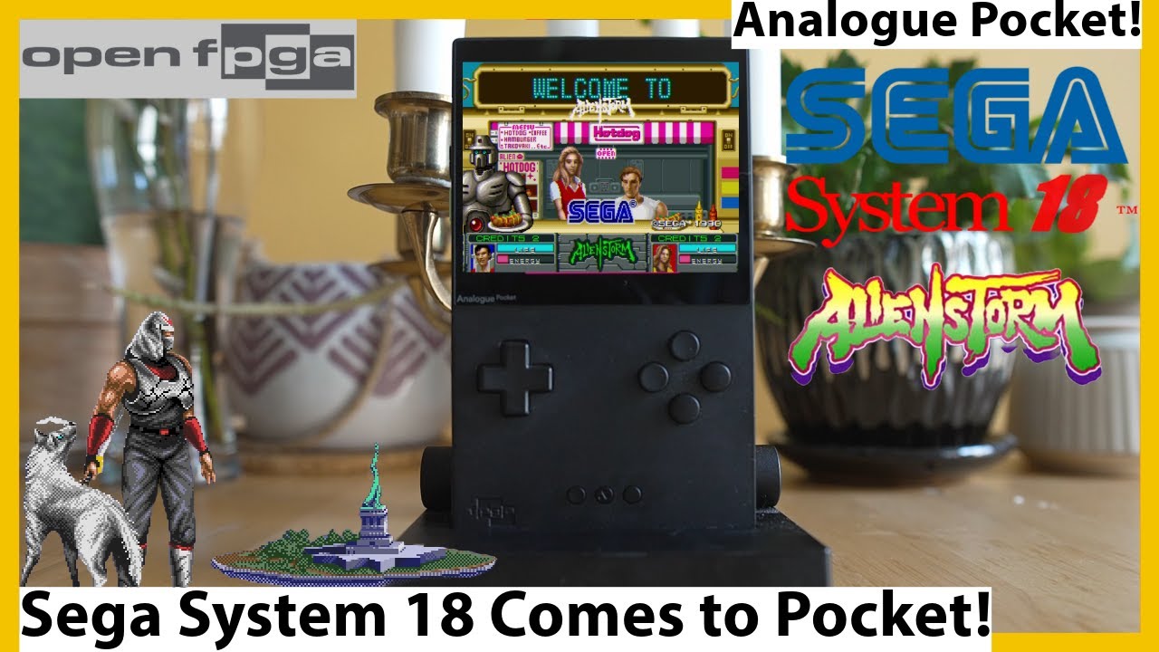 Big Analogue Pocket News! Alien Storm and MORE Sega System 18