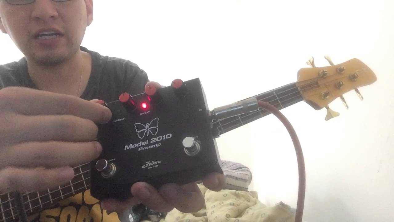 Preamp fodera 2010 - YouTube