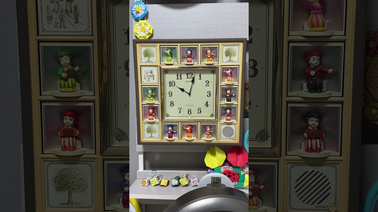 セイコー からくり時計 ファンタジア RE505B #セイコー - YouTube