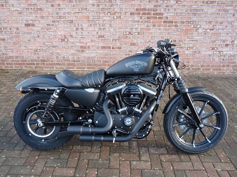 2018 Sportster Iron XL883N Vance and Hines Mini Grenades Black