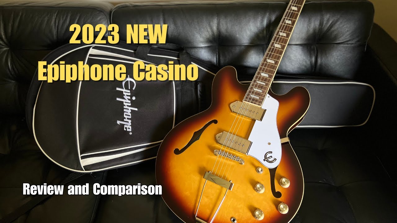 Epiphone Casino Vintage Sunburst 2023 Review/Comparison! - YouTube