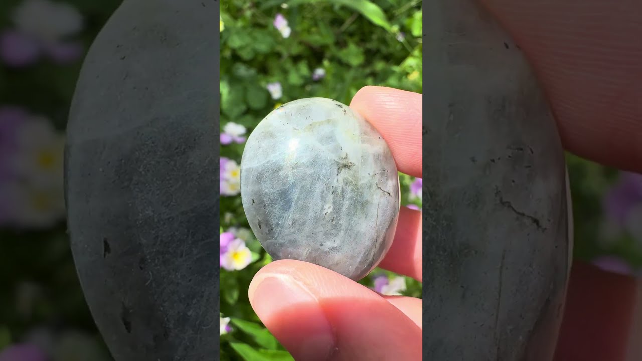 パープルシラー・ホワイトラブラドライト(A786)