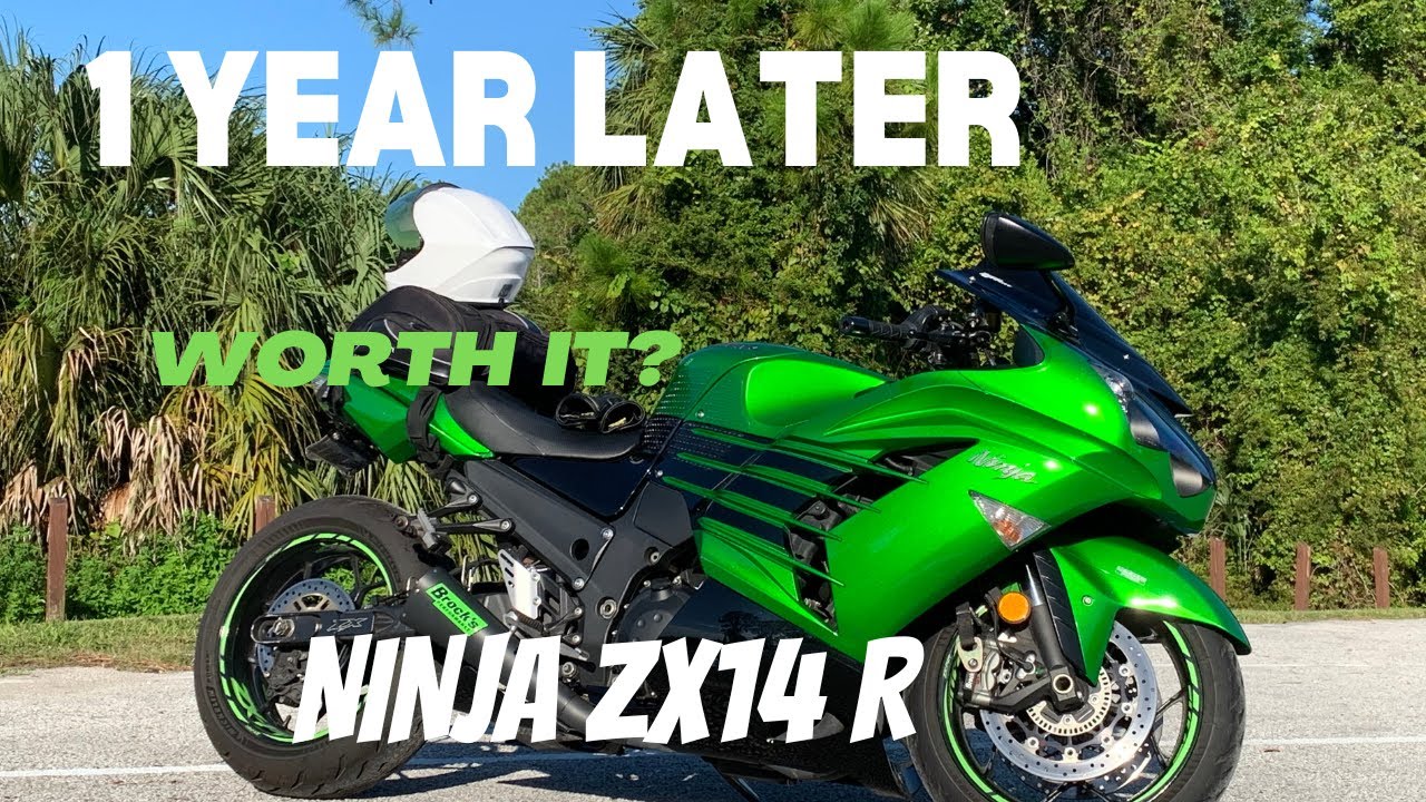 One Year Later 2017 Ninja ZX14R Review | ZX14 ZZR1400 - YouTube