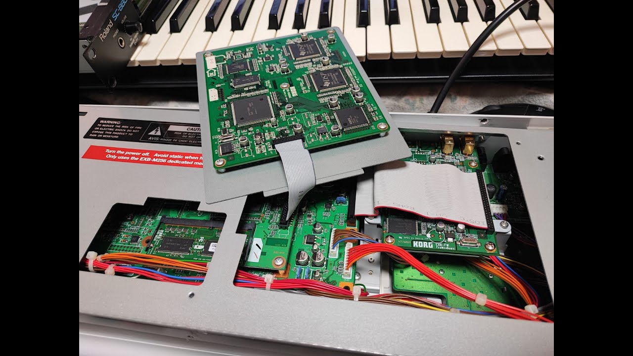 KORG M3 Xpanded demo play. EXB3 piano(a little) and EXB-Radias