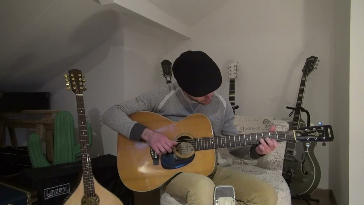 Guitar demo: Kasuga F-10 (Vintage Japanese guitar) - YouTube