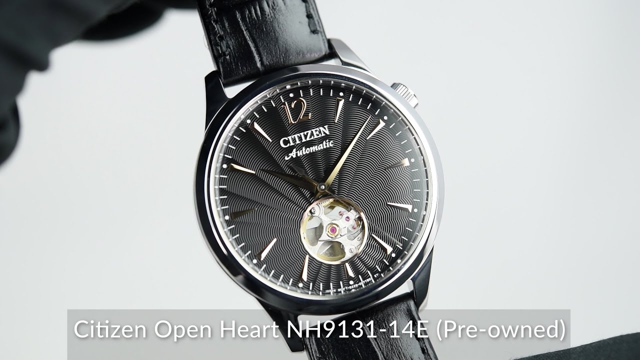 Citizen Open Heart NH9131-14E (Pre-owned) - YouTube