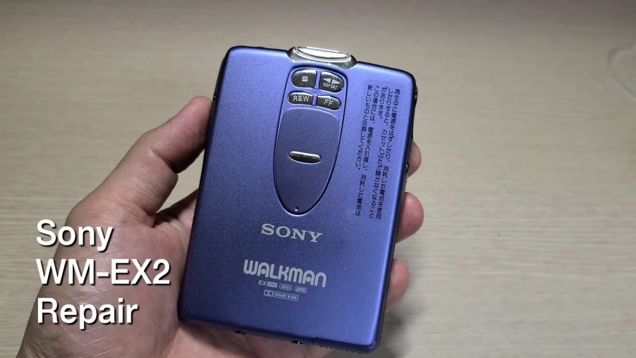 Sony WM-EX2 Repair Cassette Player Walkman - YouTube