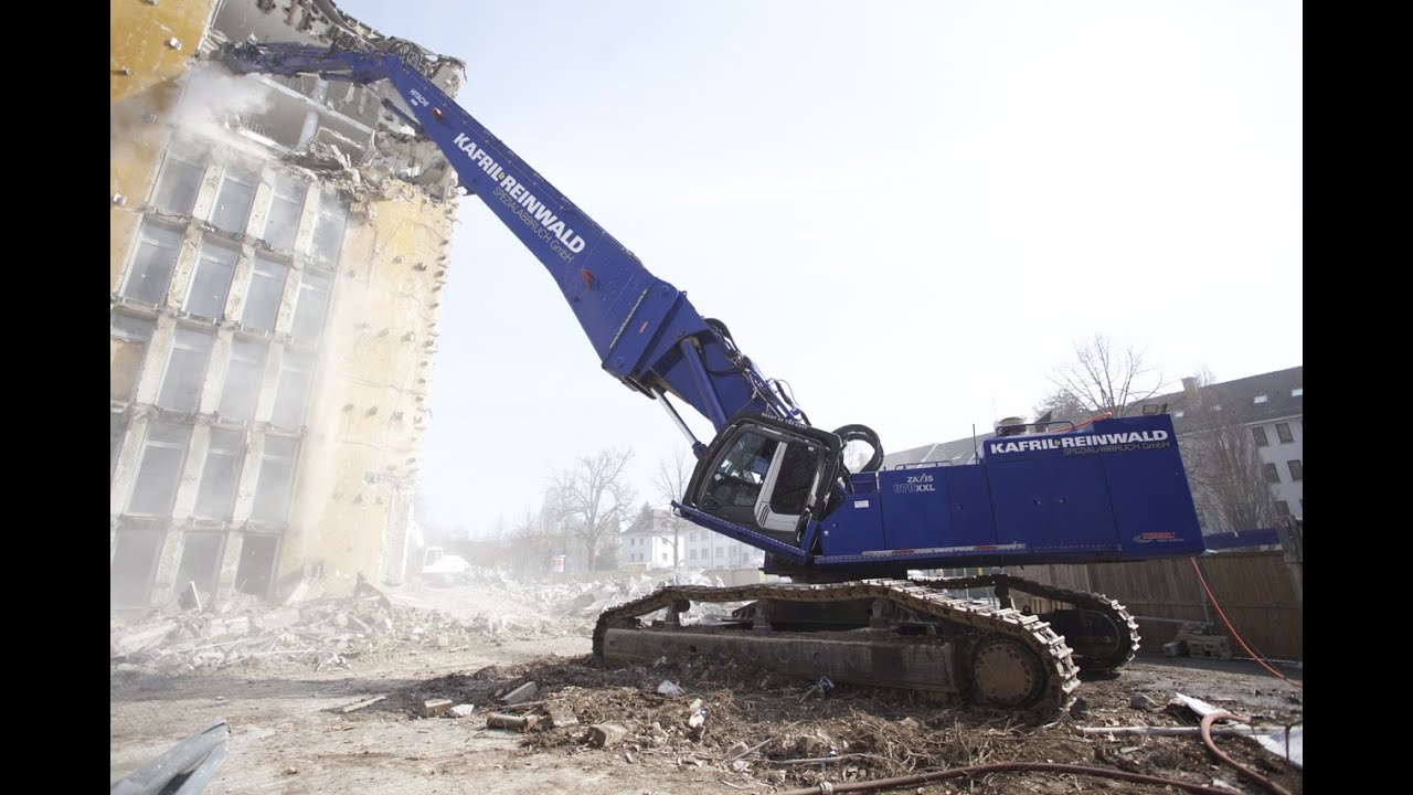 Hitachi ZX 870 XXL mit 30m Heavy Duty Ausleger und Atlas Copco