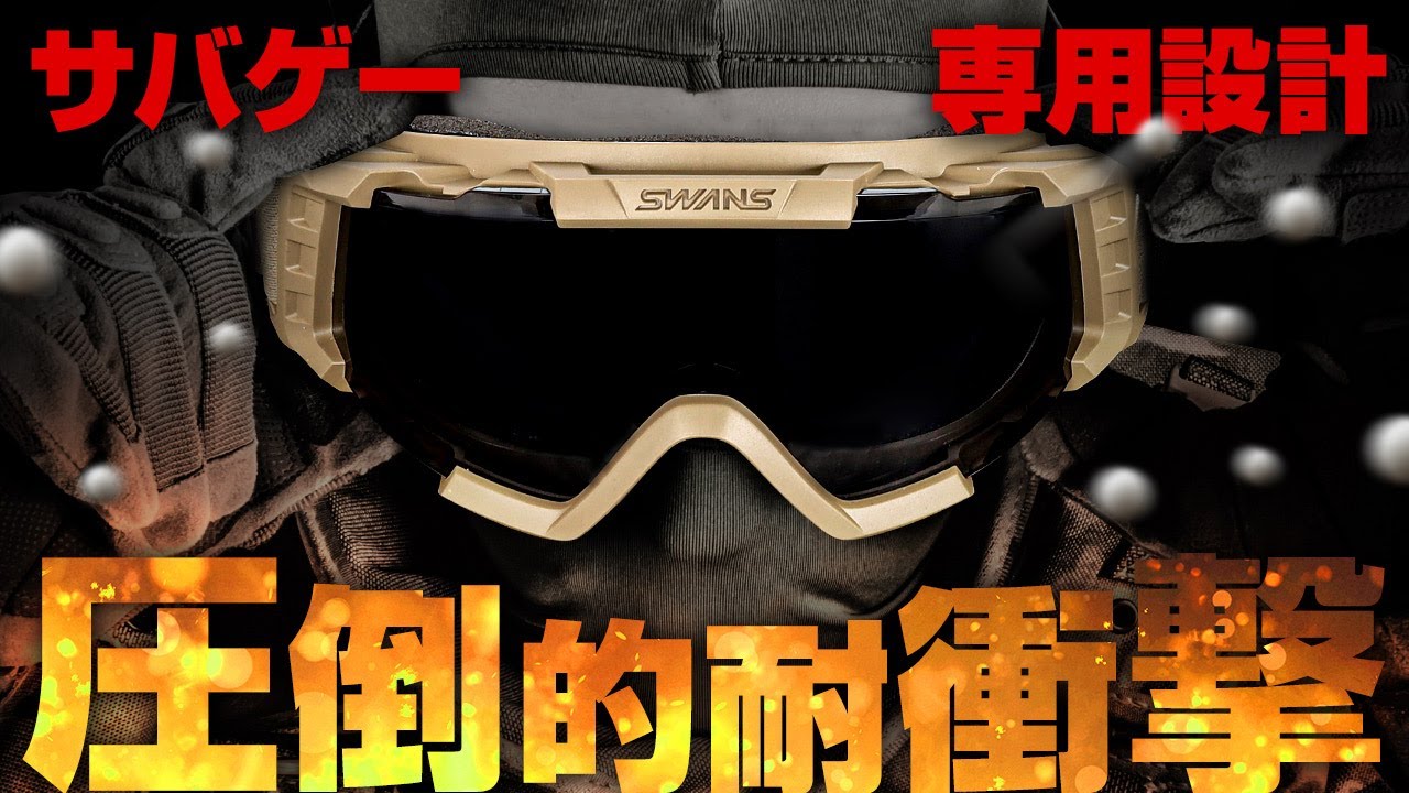 LayLax SWANS TACTICAL GOGGLE SG-2280 - YouTube