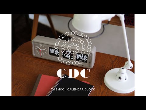 TWEMCO トゥエンコ｜カレンダークロック BQ-38 - YouTube