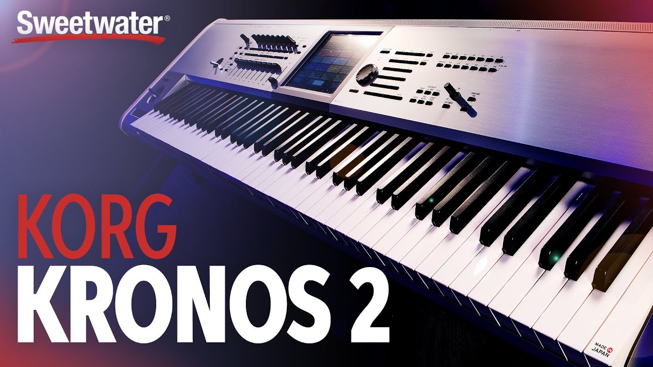 Korg Kronos 2 88-key Titanium Limited Edition Workstation with