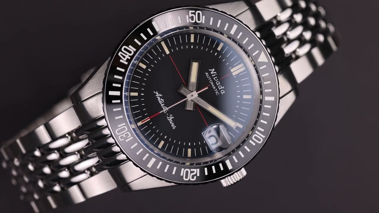 Nivada Grenchen / ニバダ グレンヒェン Antarctic Diver - YouTube