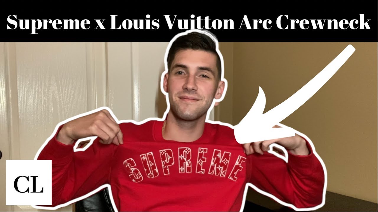 Supreme x Louis Vuitton Arc Logo Crewneck Review - YouTube