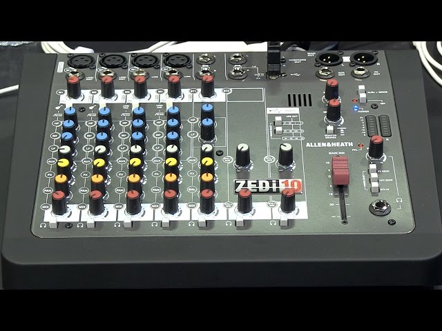 Winter NAMM 2016: Allen & Heath ZED Compact Mixer Series - YouTube