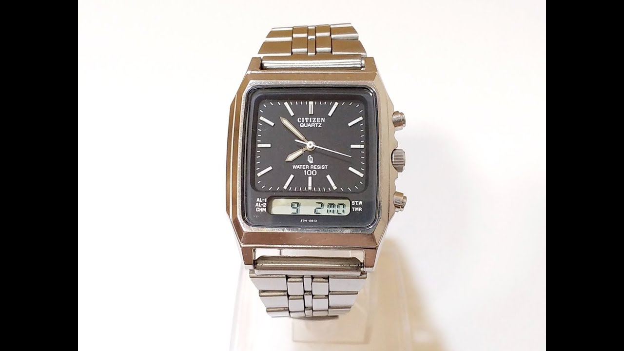 CITIZEN 8950-085442 Ana-Digi Quartz Watch - YouTube
