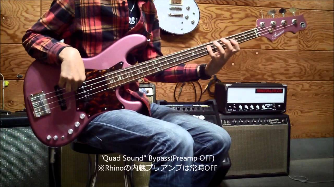 FCGR 「bass preamp」 を試奏！ - YouTube