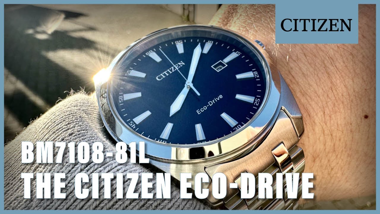 Unboxing The Citizen Solar Watch - BM7108-81L - YouTube