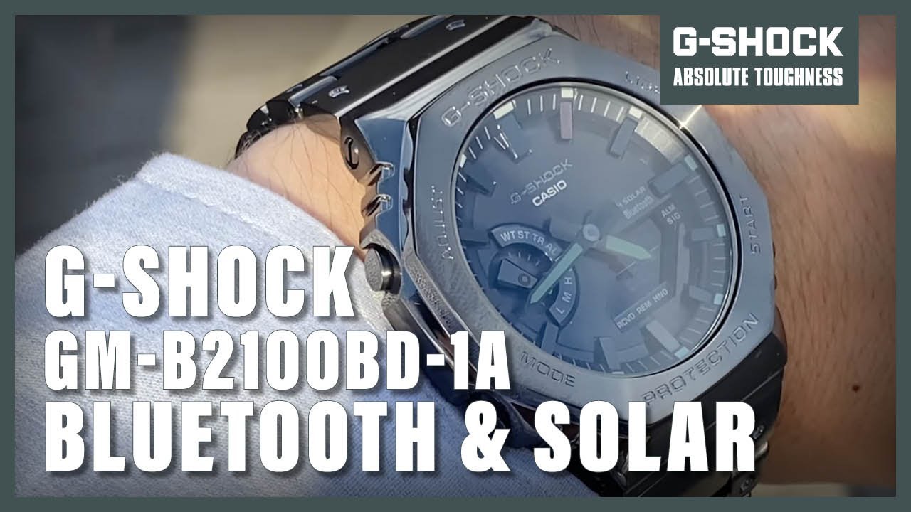 Unboxing the New G-Shock GM-B2100BD-1AER - YouTube
