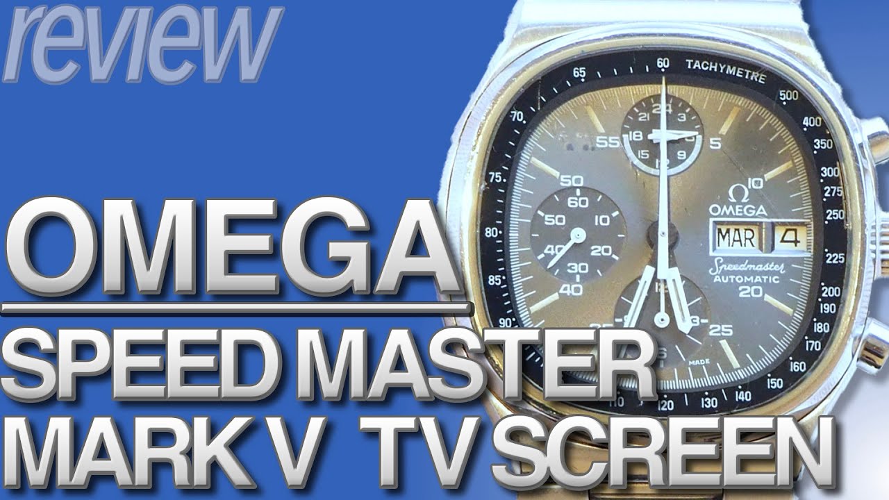 Retro TV screen! Omega Speedmaster ST176.0014 review - YouTube